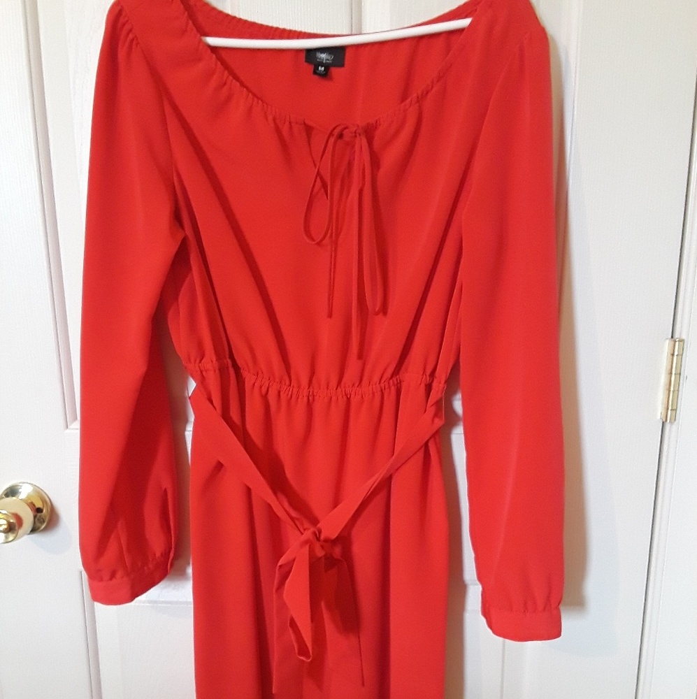 BURNT ORANGE MOSSIMO DRESS